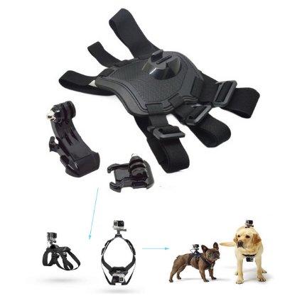 LCtech TM Dog Harness Chest Fetch Strap Belt Mount 